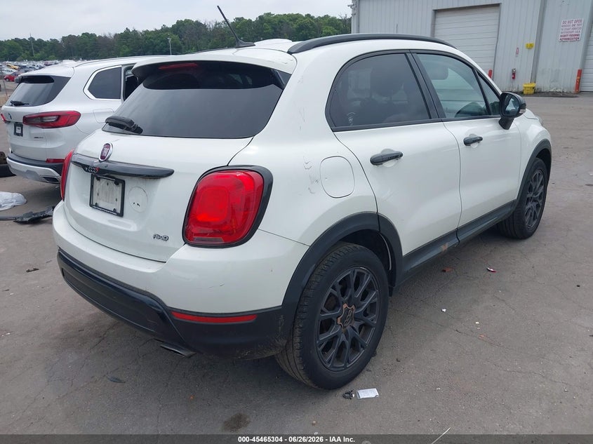 2017 Fiat 500x VIN ZFBCFYCBXHP610002 IAAI salvage auction — ROOF, Salvage Title, sold $1,400 on 2026-07-21 (photo 4)