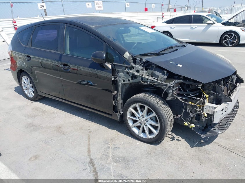 2012 Toyota Prius v VIN JTDZN3EU3C3050738 IAAI salvage auction — FRONT END, Salvage Title, sold $2,100 on 2026-07-12 (photo 1)