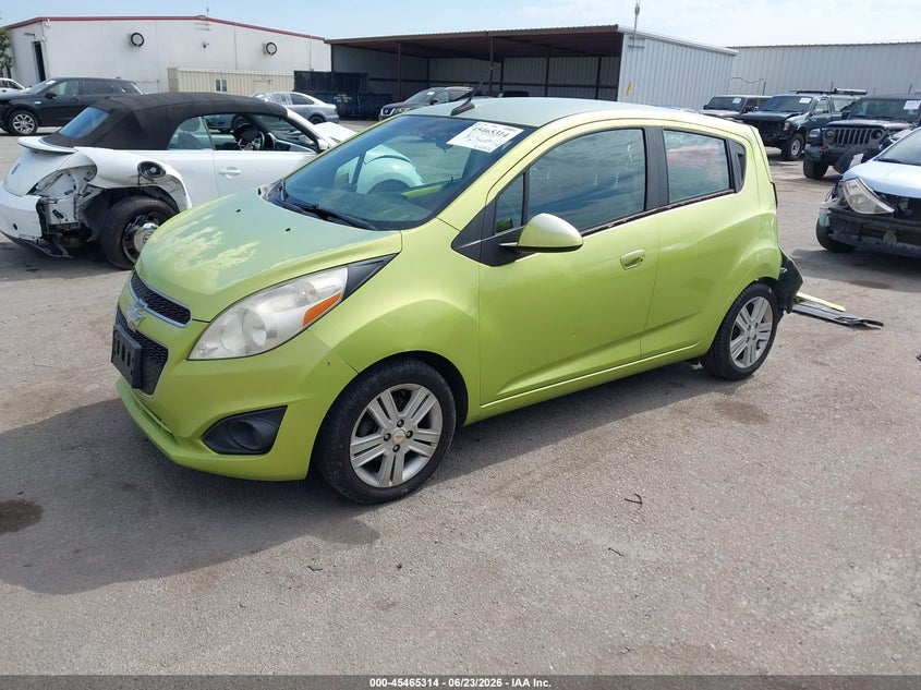 2013 Chevrolet Spark VIN KL8CA6S93DC568894 IAAI salvage auction — REAR END, Salvage Title, sold $475 on 2026-07-29 (photo 2)
