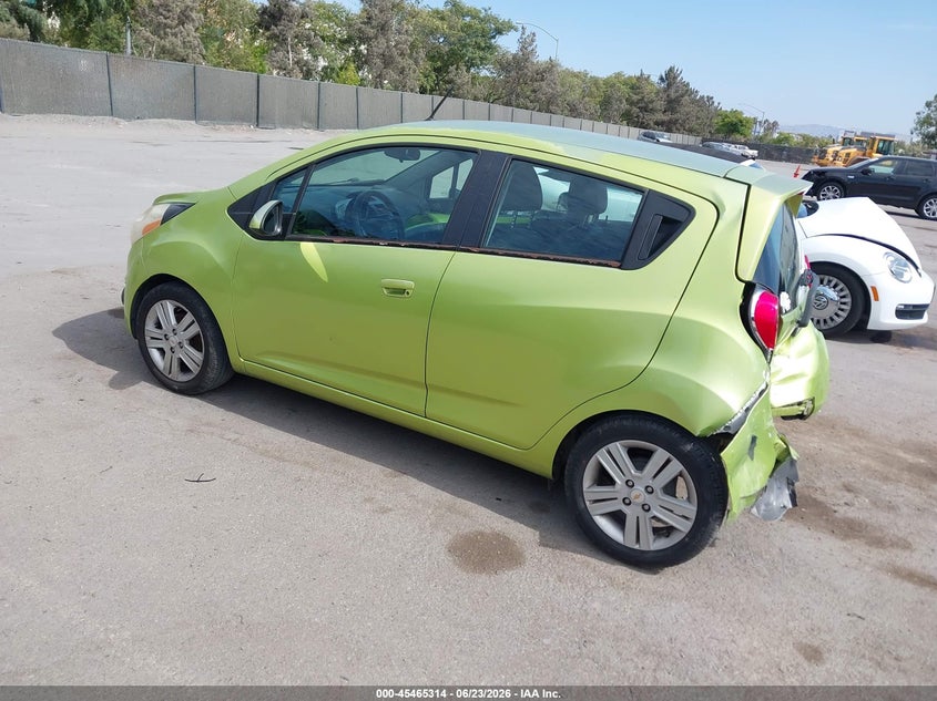 2013 Chevrolet Spark VIN KL8CA6S93DC568894 IAAI salvage auction — REAR END, Salvage Title, sold $475 on 2026-07-29 (photo 3)