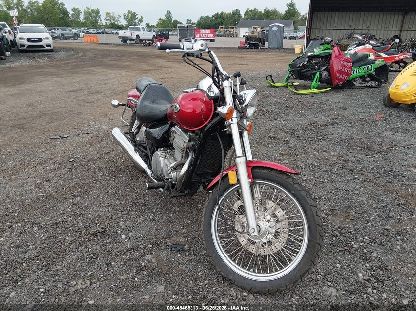 2006 Kawasaki En500 VIN JKAENVC146A198040 IAAI salvage auction — LEFT SIDE, Original (Ohio), sold $100 on 2026-07-15 (photo 1)