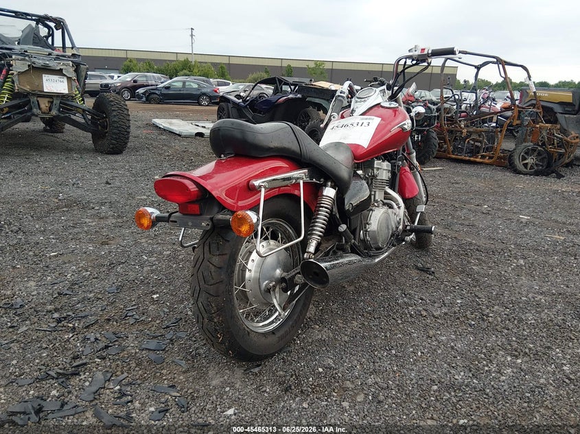2006 Kawasaki En500 VIN JKAENVC146A198040 IAAI salvage auction — LEFT SIDE, Original (Ohio), sold $100 on 2026-07-15 (photo 4)