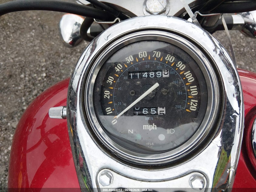 2006 Kawasaki En500 VIN JKAENVC146A198040 IAAI salvage auction — LEFT SIDE, Original (Ohio), sold $100 on 2026-07-15 (photo 7)