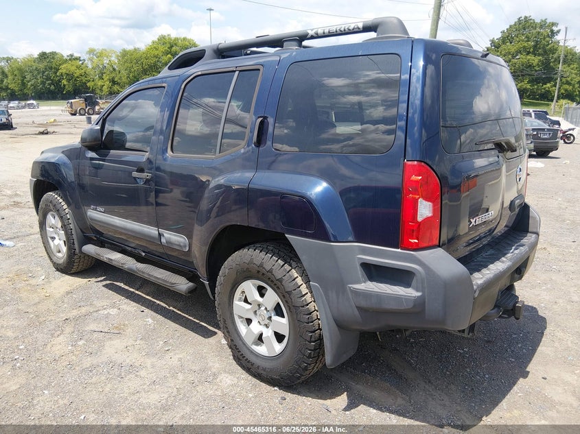 2007 Nissan Xterra VIN 5N1AN08W67C511943 IAAI salvage auction — FRONT & REAR, Clear (Tennessee), sold $575 on 2026-07-09 (photo 3)