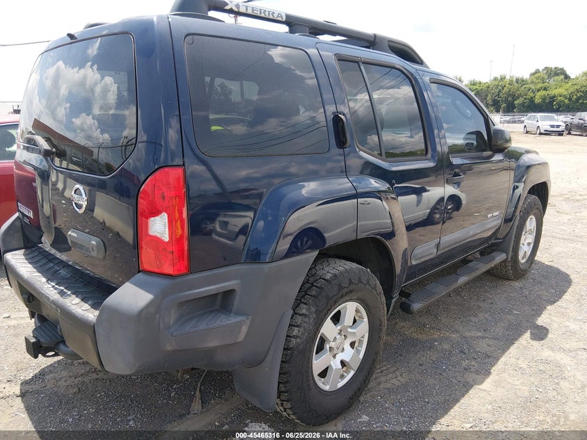 2007 Nissan Xterra VIN 5N1AN08W67C511943 IAAI salvage auction — FRONT & REAR, Clear (Tennessee), sold $575 on 2026-07-09 (photo 4)