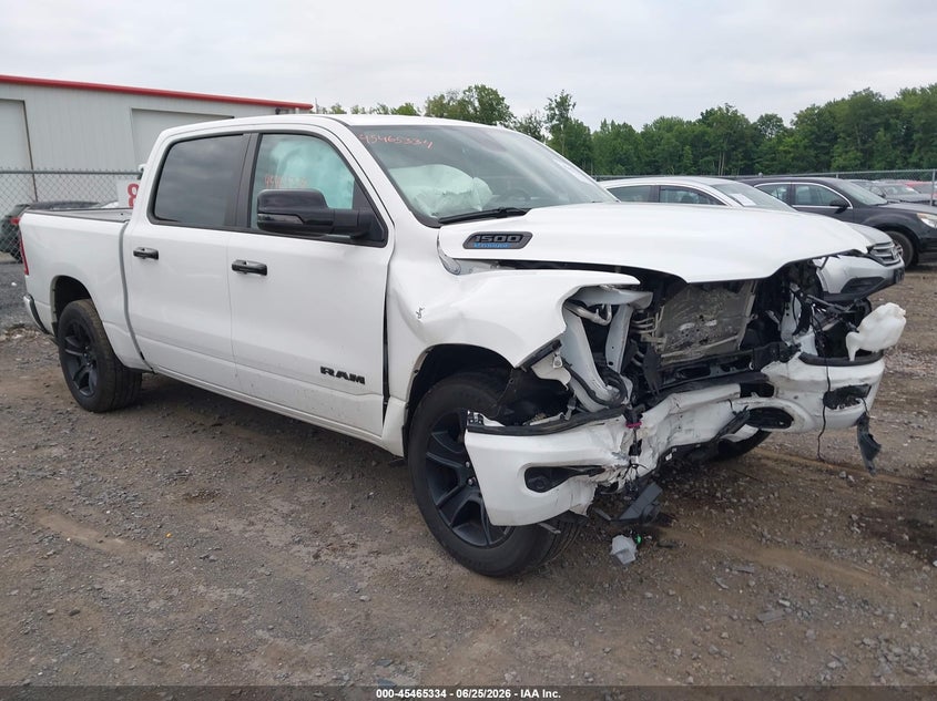 2024 Ram 1500 VIN 1C6RRFFG6RN116444 IAAI salvage auction — FRONT END, Salvage Title, sold $8,600 on 2026-08-15 (photo 1)