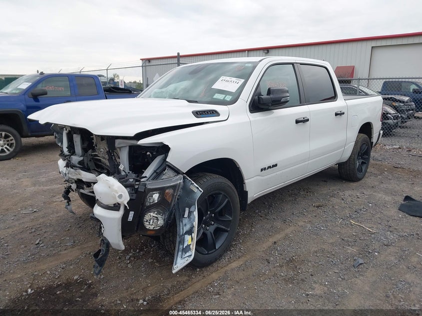 2024 Ram 1500 VIN 1C6RRFFG6RN116444 IAAI salvage auction — FRONT END, Salvage Title, sold $8,600 on 2026-08-15 (photo 2)