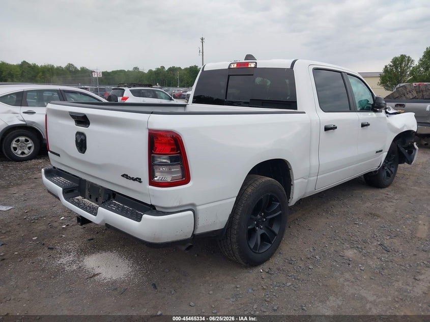 2024 Ram 1500 VIN 1C6RRFFG6RN116444 IAAI salvage auction — FRONT END, Salvage Title, sold $8,600 on 2026-08-15 (photo 4)