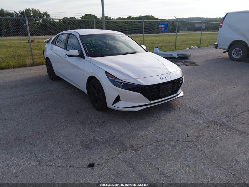 2021 Hyundai Elantra VIN 5NPLS4AG5MH030520 IAAI salvage auction — REAR END, Salvage (Missouri), sold $3,500 on 2026-07-30 (photo 1)