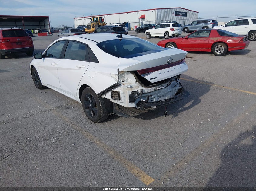2021 Hyundai Elantra VIN 5NPLS4AG5MH030520 IAAI salvage auction — REAR END, Salvage (Missouri), sold $3,500 on 2026-07-30 (photo 3)