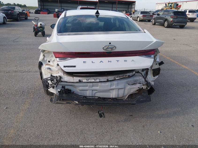 2021 Hyundai Elantra VIN 5NPLS4AG5MH030520 IAAI salvage auction — REAR END, Salvage (Missouri), sold $3,500 on 2026-07-30 (photo 6)