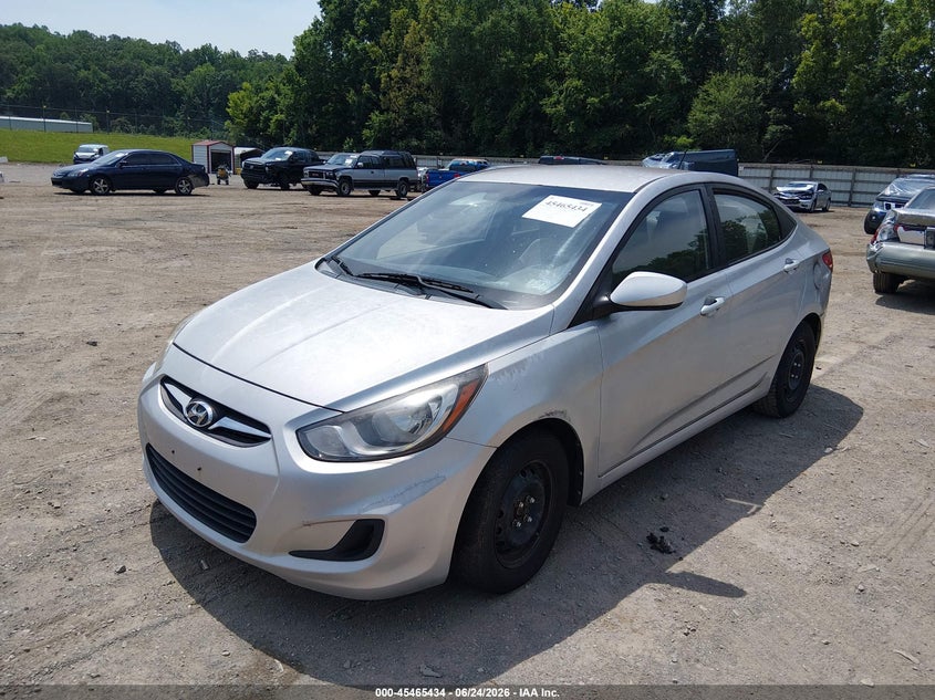 2013 Hyundai Accent VIN KMHCT4AE7DU459557 IAAI salvage auction — NORMAL WEAR, Clear (Tennessee), sold $600 on 2026-07-08 (photo 2)