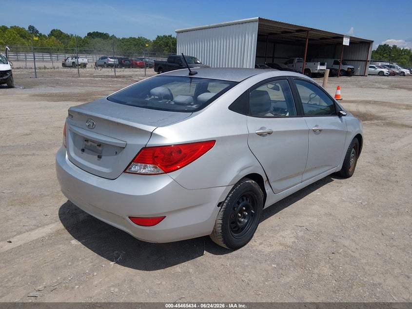 2013 Hyundai Accent VIN KMHCT4AE7DU459557 IAAI salvage auction — NORMAL WEAR, Clear (Tennessee), sold $600 on 2026-07-08 (photo 4)