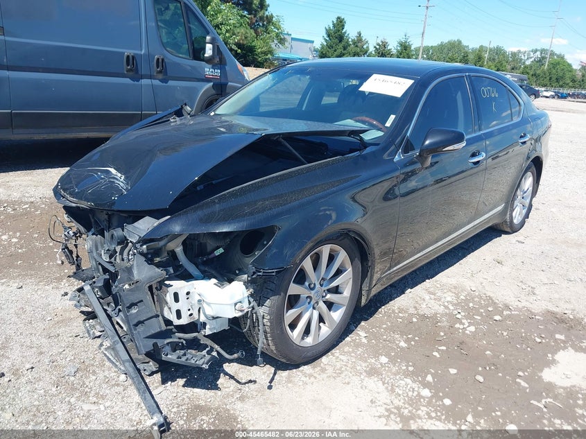 2010 Lexus Ls 460 VIN JTHCL5EF4A5007616 IAAI salvage auction — FRONT END, Clear (Indiana), sold $675 on 2026-07-29 (photo 2)