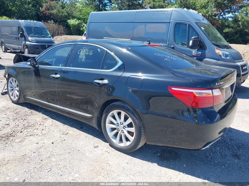 2010 Lexus Ls 460 VIN JTHCL5EF4A5007616 IAAI salvage auction — FRONT END, Clear (Indiana), sold $675 on 2026-07-29 (photo 3)