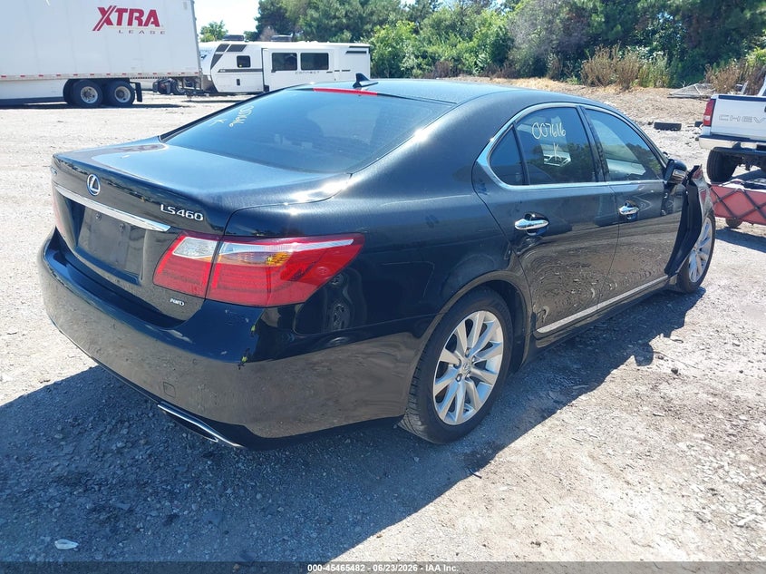 2010 Lexus Ls 460 VIN JTHCL5EF4A5007616 IAAI salvage auction — FRONT END, Clear (Indiana), sold $675 on 2026-07-29 (photo 4)