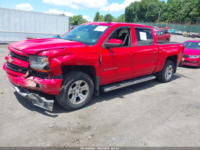 2016 Chevrolet Silverado VIN 3GCUKREH1GG160411 IAAI salvage auction — FRONT END, Salvage (Pennsylvania), sold $2,500 on 2026-07-09 (photo 2)