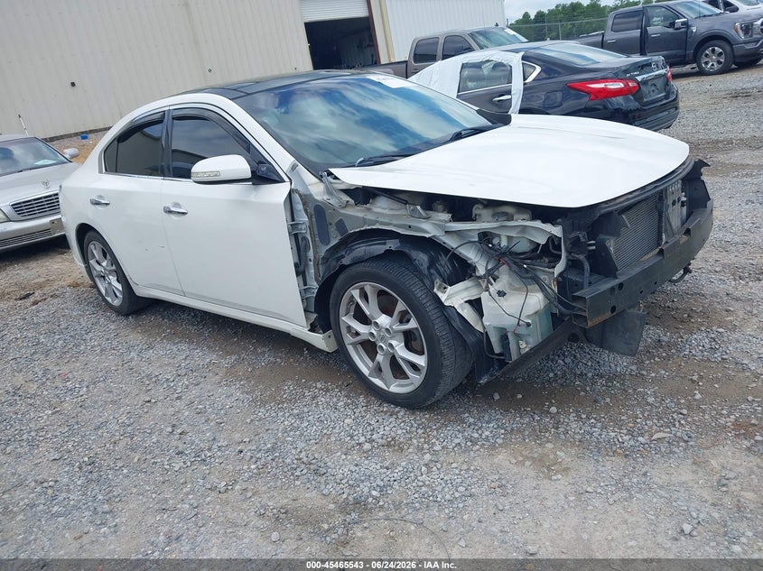 2012 Nissan Maxima VIN 1N4AA5AP8CC867875 IAAI salvage auction — SIDE, Salvage (Mississippi), sold $575 on 2026-07-11 (photo 1)