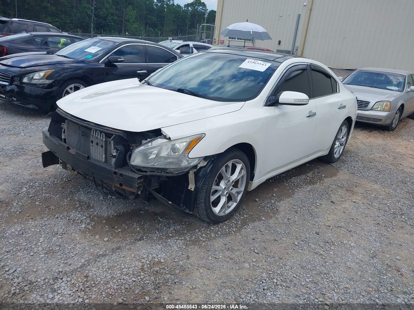 2012 Nissan Maxima VIN 1N4AA5AP8CC867875 IAAI salvage auction — SIDE, Salvage (Mississippi), sold $575 on 2026-07-11 (photo 2)