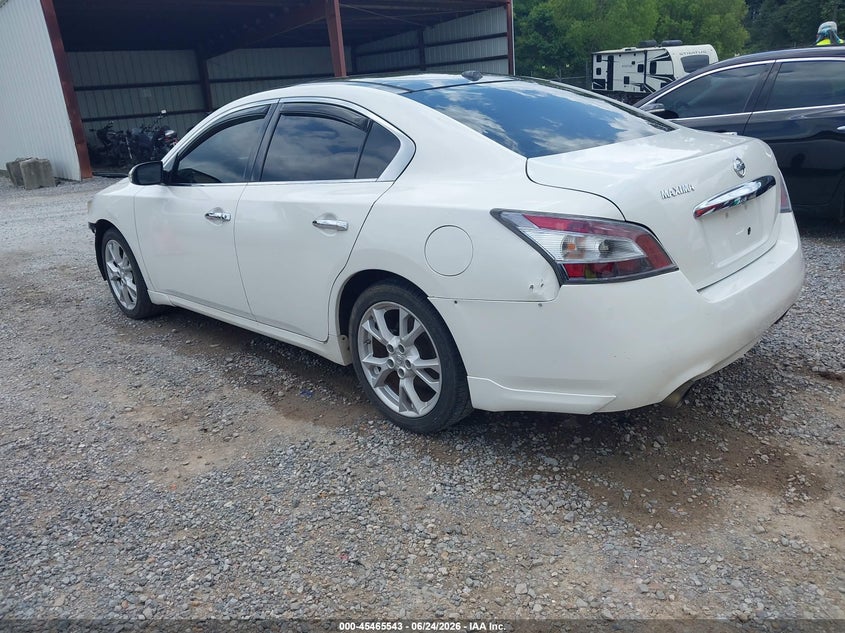2012 Nissan Maxima VIN 1N4AA5AP8CC867875 IAAI salvage auction — SIDE, Salvage (Mississippi), sold $575 on 2026-07-11 (photo 3)