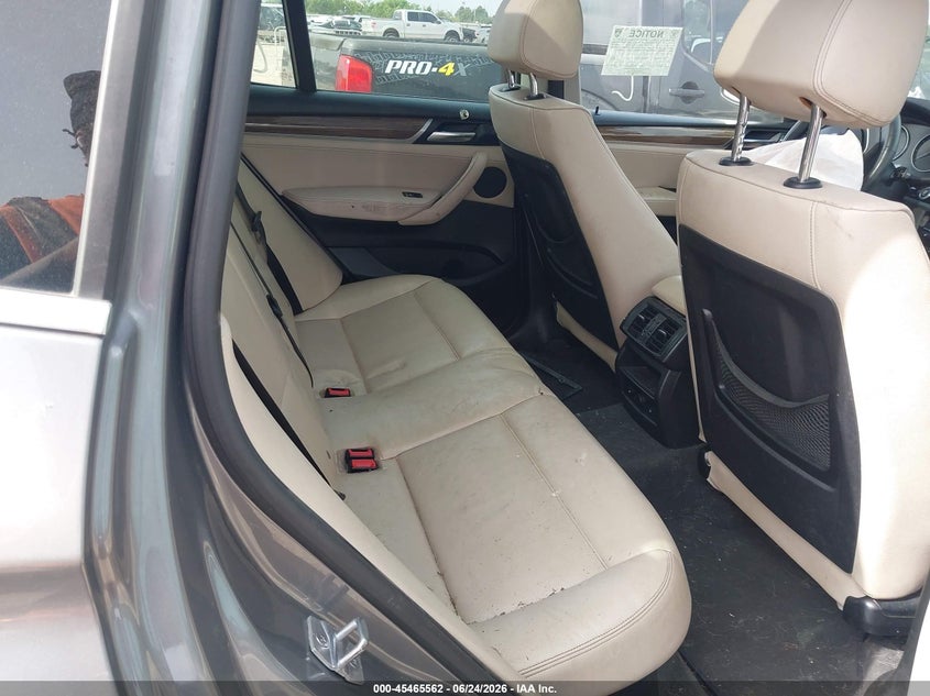 2015 BMW X3 VIN 5UXWX9C51F0D61930 IAAI salvage auction — NORMAL WEAR, Original (Texas), sold $550 on 2026-07-15 (photo 8)