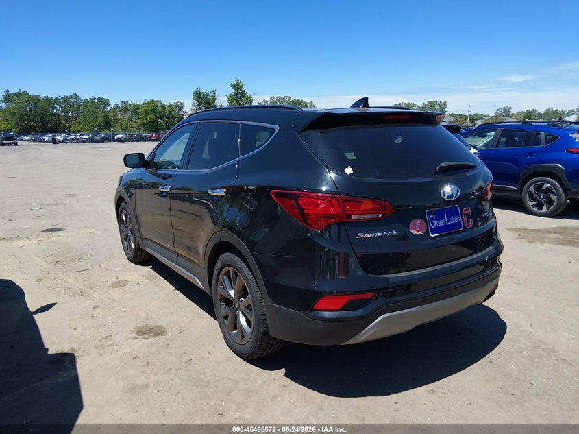 2018 Hyundai Santa fe VIN 5XYZWDLA6JG533693 IAAI salvage auction — HAIL, Salvage (Ohio), sold $3,700 on 2026-07-10 (photo 3)