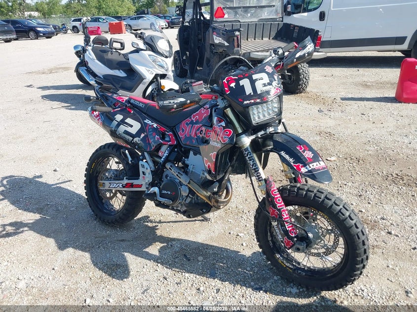 2021 Suzuki Dr-z VIN JS1SK44AXM7100711 IAAI salvage auction — FRONT END, Salvage (Illinois), sold $1,150 on 2026-07-22 (photo 1)
