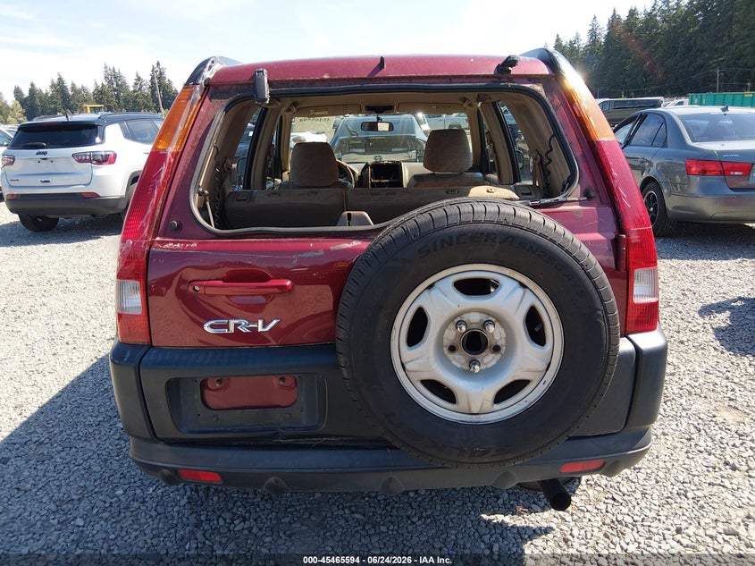 2002 Honda Cr-v VIN JHLRD78422C037423 IAAI salvage auction — REAR END, Bill Of Sale (Washington), sold $400 on 2026-07-22 (photo 6)