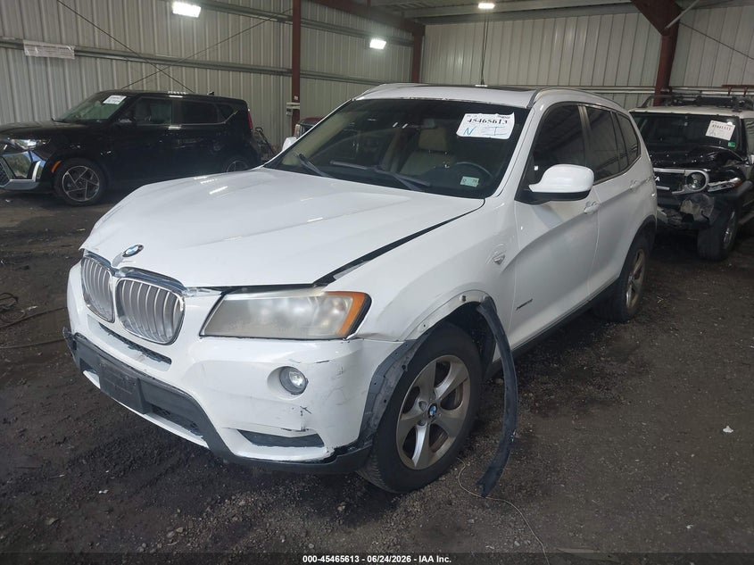 2011 BMW X3 VIN 5UXWX5C52BL707286 IAAI salvage auction — FRONT END, Clear (Virginia), sold $475 on 2026-07-23 (photo 2)