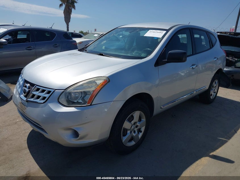 2013 Nissan Rogue VIN JN8AS5MV1DW139014 IAAI salvage auction — FRONT & REAR, Salvage (California), sold $1,025 on 2026-07-08 (photo 2)