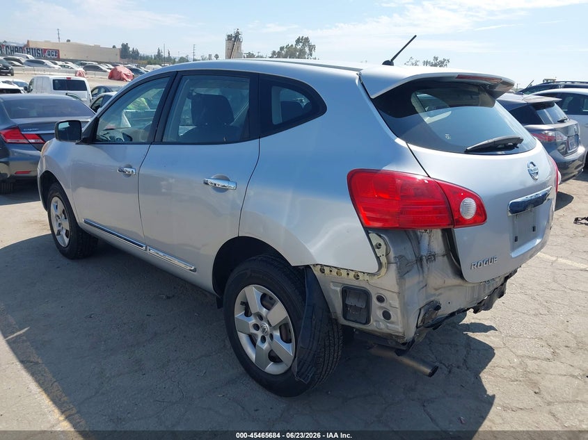 2013 Nissan Rogue VIN JN8AS5MV1DW139014 IAAI salvage auction — FRONT & REAR, Salvage (California), sold $1,025 on 2026-07-08 (photo 3)