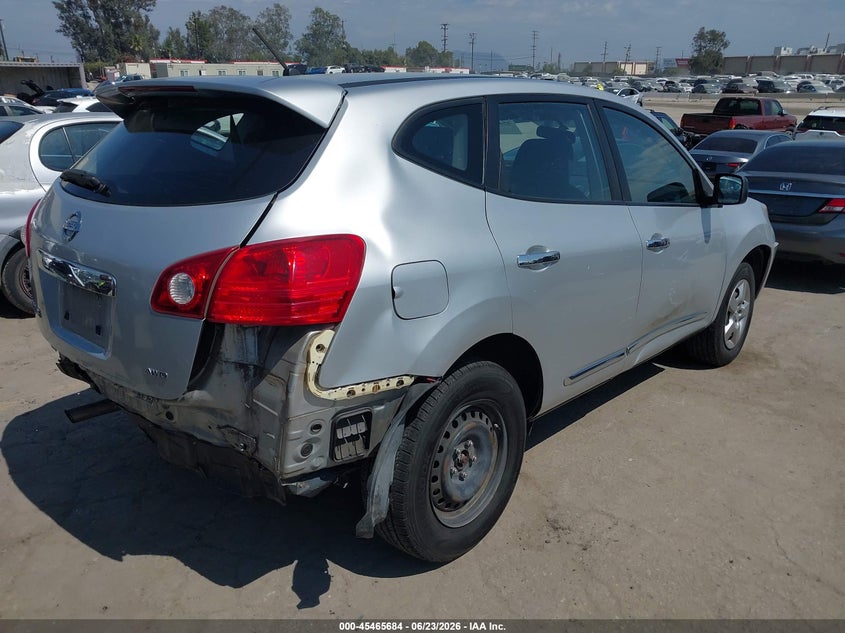 2013 Nissan Rogue VIN JN8AS5MV1DW139014 IAAI salvage auction — FRONT & REAR, Salvage (California), sold $1,025 on 2026-07-08 (photo 4)