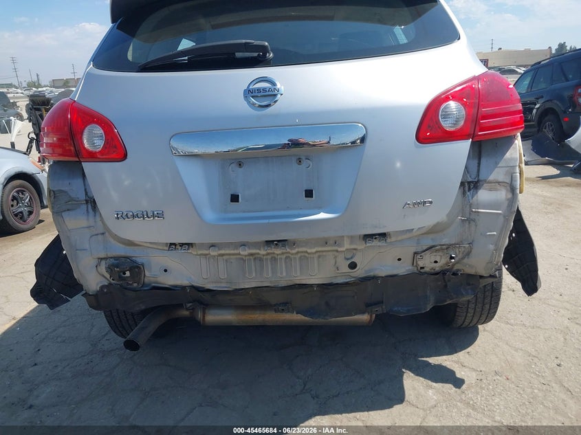 2013 Nissan Rogue VIN JN8AS5MV1DW139014 IAAI salvage auction — FRONT & REAR, Salvage (California), sold $1,025 on 2026-07-08 (photo 6)