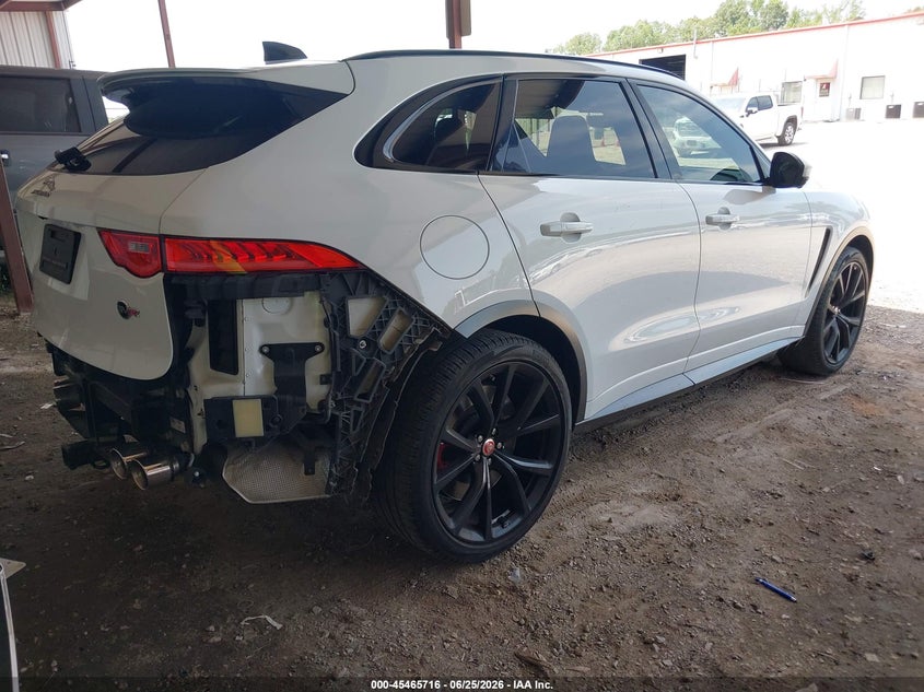 2020 Jaguar F-pace VIN SADCZ2EE7LA652670 IAAI salvage auction — REAR END, Salvage (Louisiana), sold $11,600 on 2026-07-29 (photo 4)