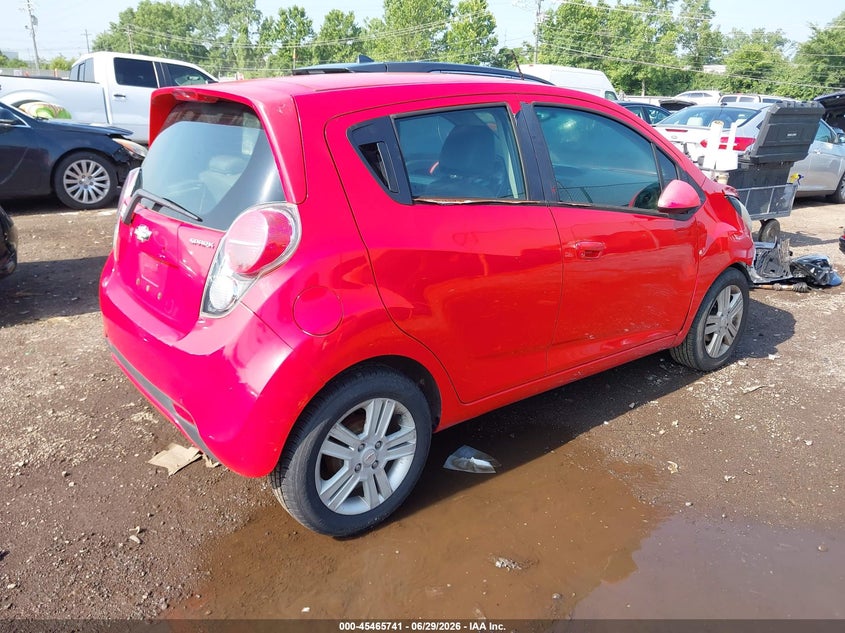 2014 Chevrolet Spark VIN KL8CD6S90EC567145 IAAI salvage auction — FRONT END, Salvage (Ohio), sold $25 on 2026-07-16 (photo 4)