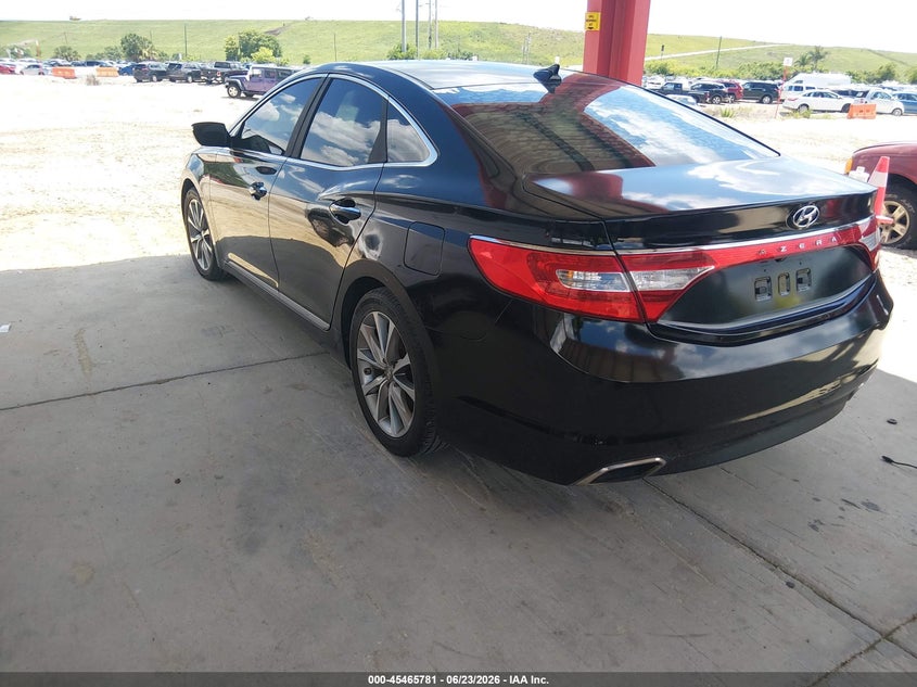 2016 Hyundai Azera VIN KMHFG4JG6GA513570 IAAI salvage auction — FRONT END, Rebuildable (Florida), sold $1,300 on 2026-07-28 (photo 3)