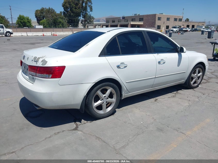 2006 Hyundai Sonata VIN 5NPEU46F86H072721 IAAI salvage auction — NORMAL WEAR, Clear (Florida), sold $250 on 2026-07-13 (photo 4)