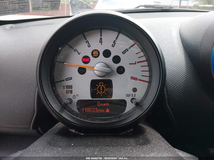 2014 Mini Countryman VIN WMWZC5C55EWM17540 IAAI salvage auction — FRONT END, Salvage (Pennsylvania), sold $1,150 on 2026-07-08 (photo 7)