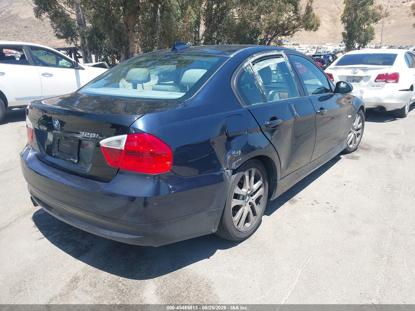 2006 BMW 3 series VIN WBAVB13566KX48677 IAAI salvage auction — SIDE, Salvage (California), sold $950 on 2026-07-14 (photo 4)
