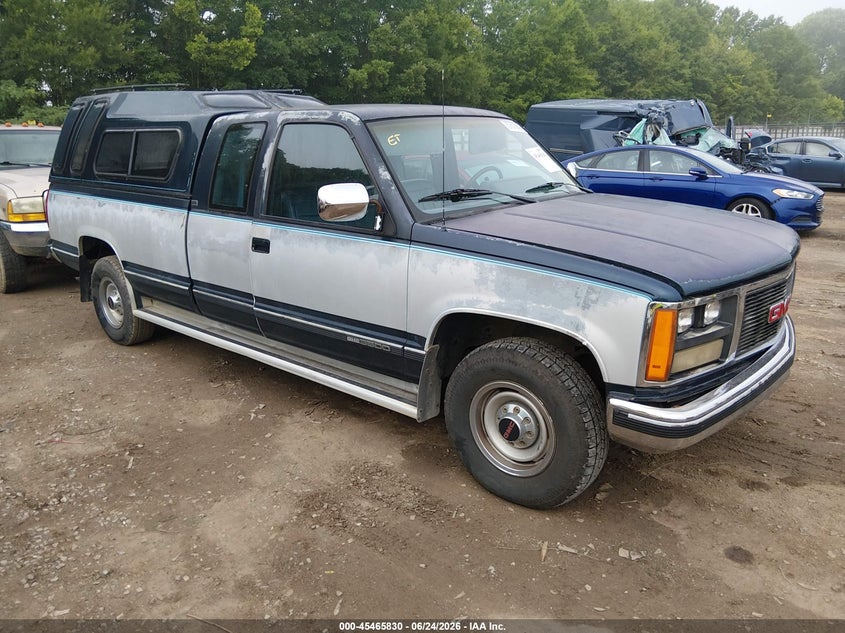 1989 Gmc SIERRA VIN 2GTGC39N1K1553317 IAAI salvage auction — LEFT FRONT, Salvage (Tennessee), sold $1,500 on 2026-07-08 (photo 1)