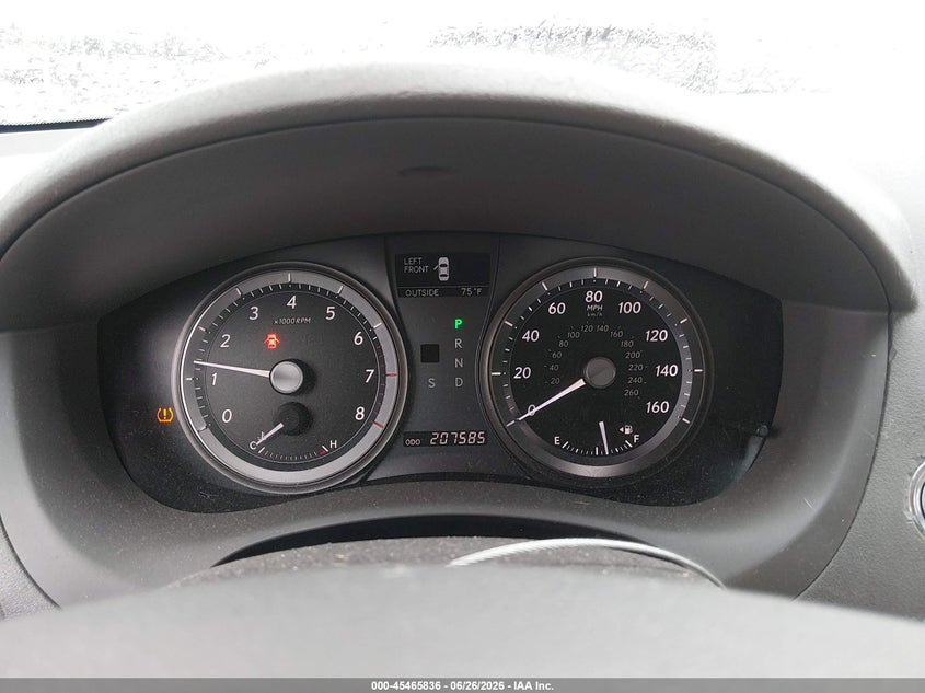 2007 Lexus Es 350 VIN JTHBJ46G972046926 IAAI salvage auction — FRONT END, Clear (Tennessee), sold $225 on 2026-07-30 (photo 7)