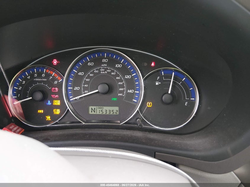 2010 Subaru Forester VIN JF2SH6CC1AH760288 IAAI salvage auction — NORMAL WEAR, Clear (Illinois), sold $375 on 2026-07-29 (photo 7)