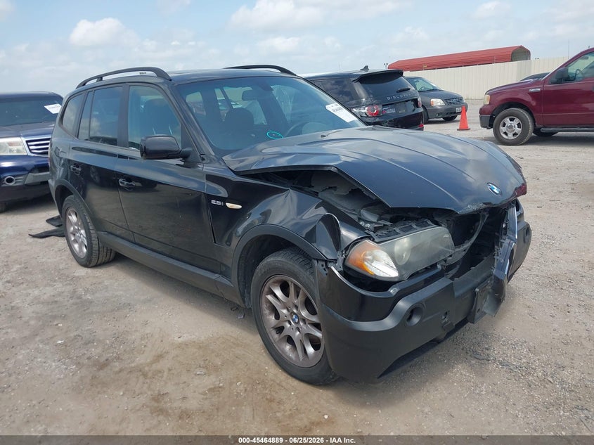 2004 BMW X3 VIN WBXPA73434WA77411 IAAI salvage auction — FRONT END, Salvage (Texas), sold $250 on 2026-07-29 (photo 1)