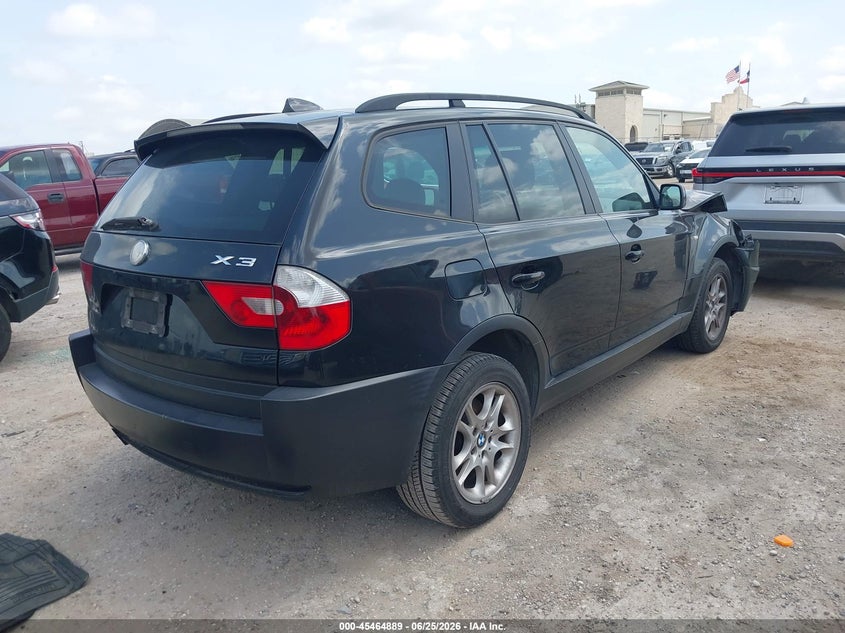 2004 BMW X3 VIN WBXPA73434WA77411 IAAI salvage auction — FRONT END, Salvage (Texas), sold $250 on 2026-07-29 (photo 4)