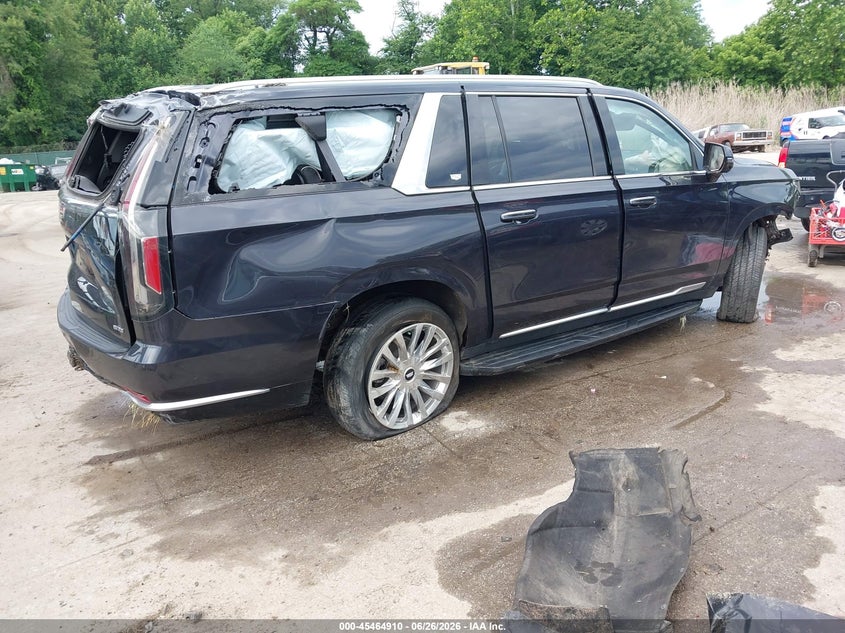 2024 Cadillac Escalade VIN 1GYS4KKL2RR148136 IAAI salvage auction — ROLLOVER, Salvage (West Virginia), sold $10,100 on 2026-08-20 (photo 4)