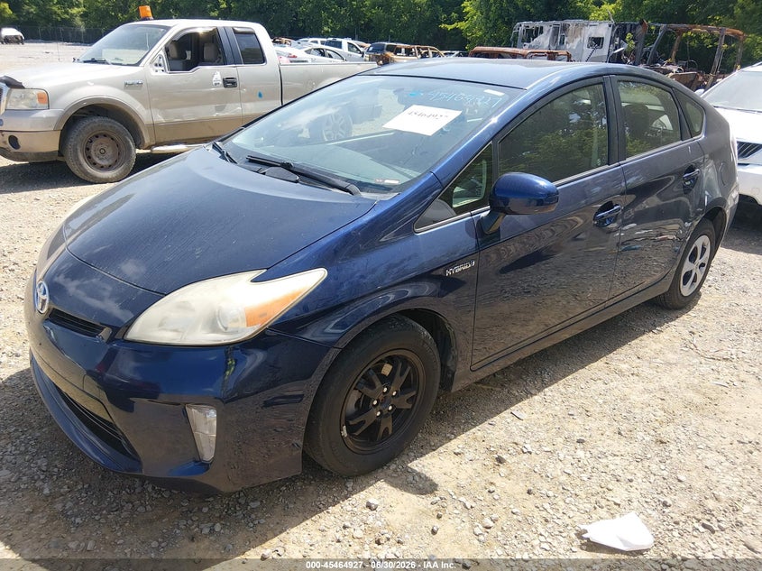 2013 Toyota Prius VIN JTDKN3DU6D1722372 IAAI salvage auction — NORMAL WEAR, Clear (Tennessee), sold $1,600 on 2026-07-23 (photo 2)