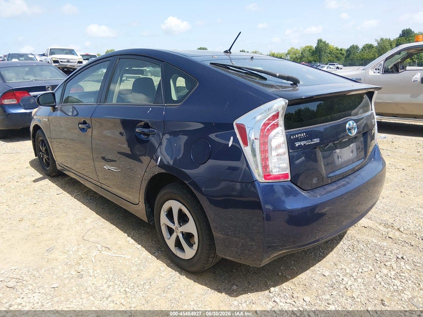 2013 Toyota Prius VIN JTDKN3DU6D1722372 IAAI salvage auction — NORMAL WEAR, Clear (Tennessee), sold $1,600 on 2026-07-23 (photo 3)