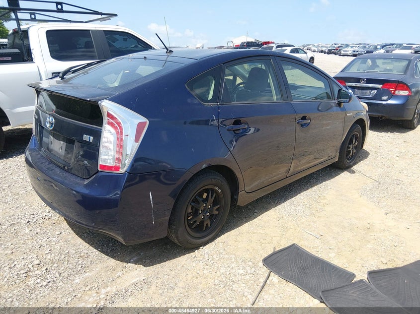 2013 Toyota Prius VIN JTDKN3DU6D1722372 IAAI salvage auction — NORMAL WEAR, Clear (Tennessee), sold $1,600 on 2026-07-23 (photo 4)