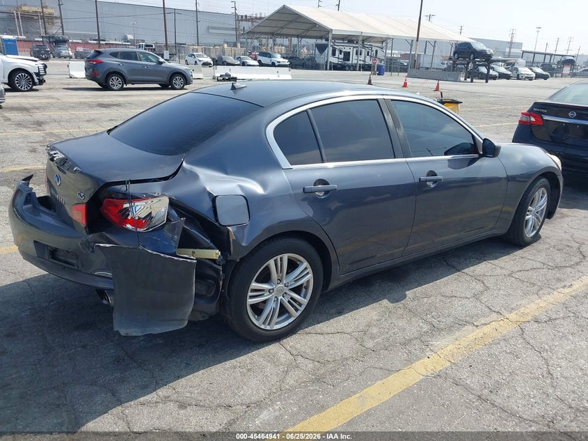2011 Infiniti G25 VIN JN1DV6AP2BM830883 IAAI salvage auction — NORMAL WEAR, Salvage (California), sold $650 on 2026-07-28 (photo 4)