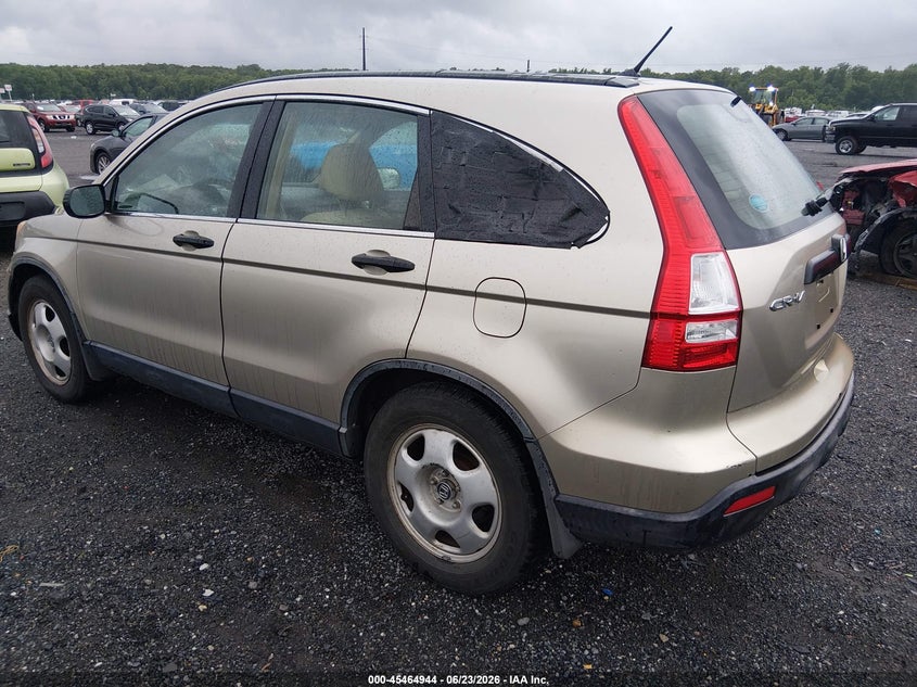 2007 Honda Cr-v VIN JHLRE48387C057654 IAAI salvage auction — NORMAL WEAR, Clear (Delaware), sold $1,150 on 2026-07-27 (photo 3)